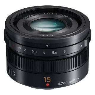 Panasonic 15mm f/1.7 Leica Summilux DG ASPH Lens (Black)