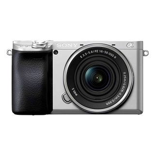 Sony a6400 Mirrorless Camera with 16-50mm f/3.5-5.6 II Lens (Silver)
